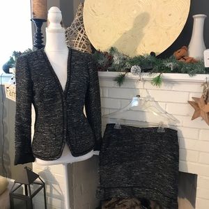 Blazer and skirt suit